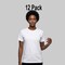 12 Pack: Gildan Unisex Hammer Ring Spun Cotton Crew Neck T Shirt